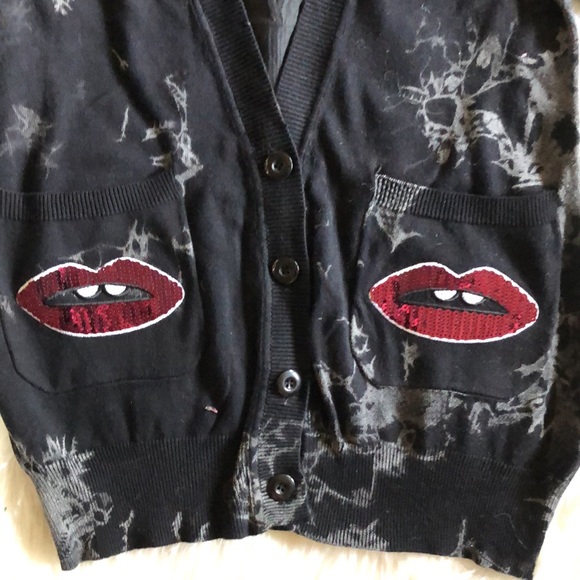 NWT Rat Baby Glitz Grunge Street Couture Cardigan - Picture 4 of 16